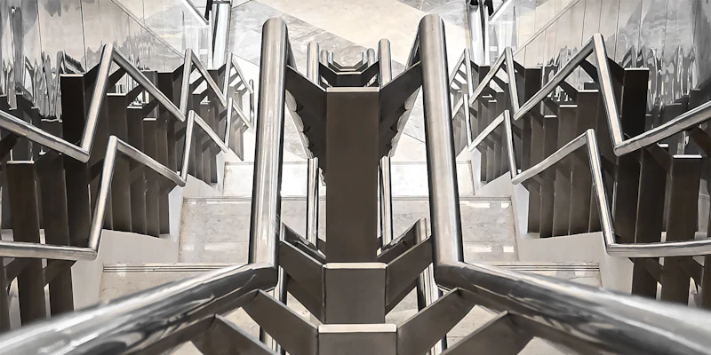 Stainless steel gate for a townhouse on Tran Hung Dao Street, Long Xuyen, Tran Hung Dao Street, Long Xuyen, An Giang